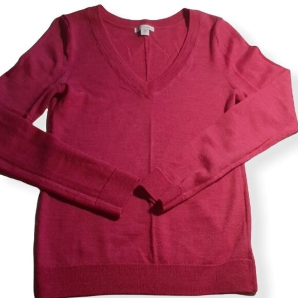 Wool v-neck sweater  - Picture 1 of 5